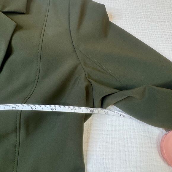 MM LaFleur Moreland OrigamiTech Jacket Olive Green Women's 12 Pockets Gorpcore - Picture 13 of 16